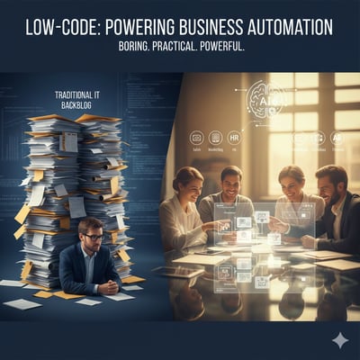 La puissance discrète du low-code : rendre l’automatisation quotidienne possible à grande échelle